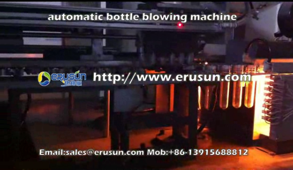 automatic bottle blowing machine.flv