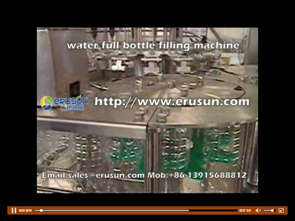 water full bottle filling machine.flv