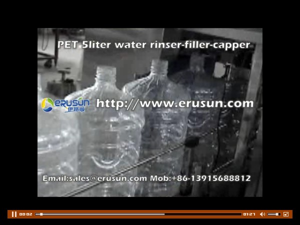 PET 5liter water rinser-filler-capper.flv