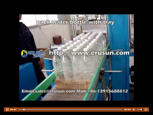 pack water bottle with tray.flv