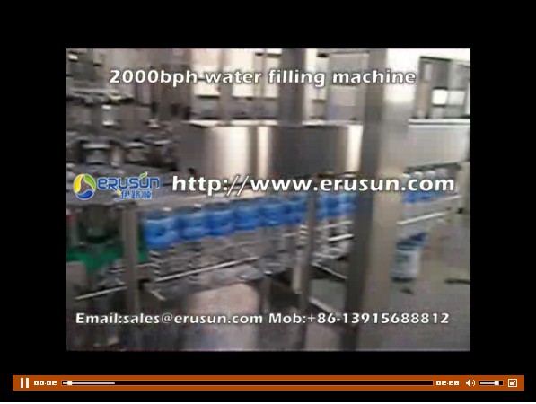 2000bph water filling machine.flv