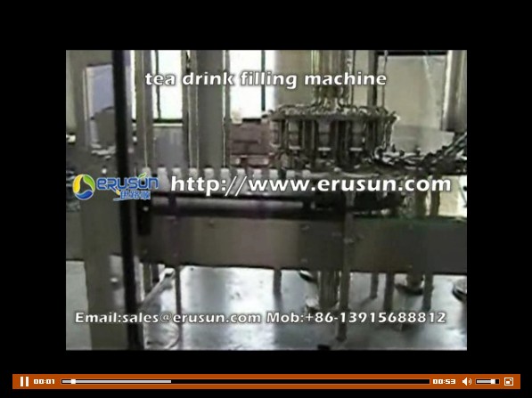 tea drink filling machine.flv